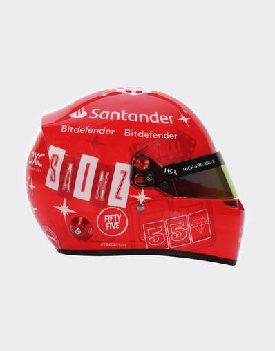 Ferrari 1:2 2023 Carlos Sainz 迷你头盔 - 拉斯维加斯特别版 红色 F0904f