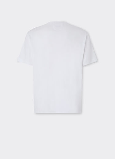 法拉利徽标棉质 T 恤 Ferrari 法拉利徽标棉质 T 恤 光学白 51024f