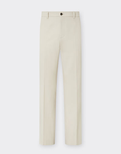 Ferrari Chinos in cotton gabardine Light Denim 22190f