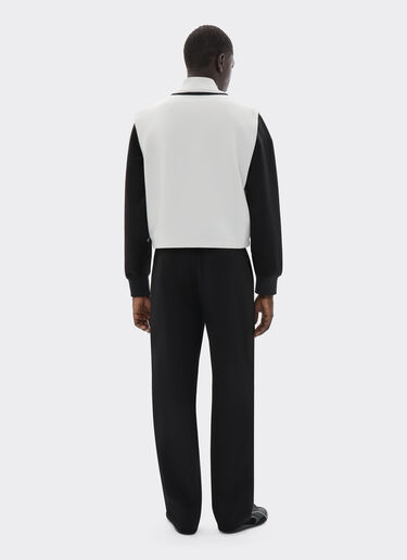  Scuba vest with Ferrari Scudetto Avorio SWMVT0011WNY0004f