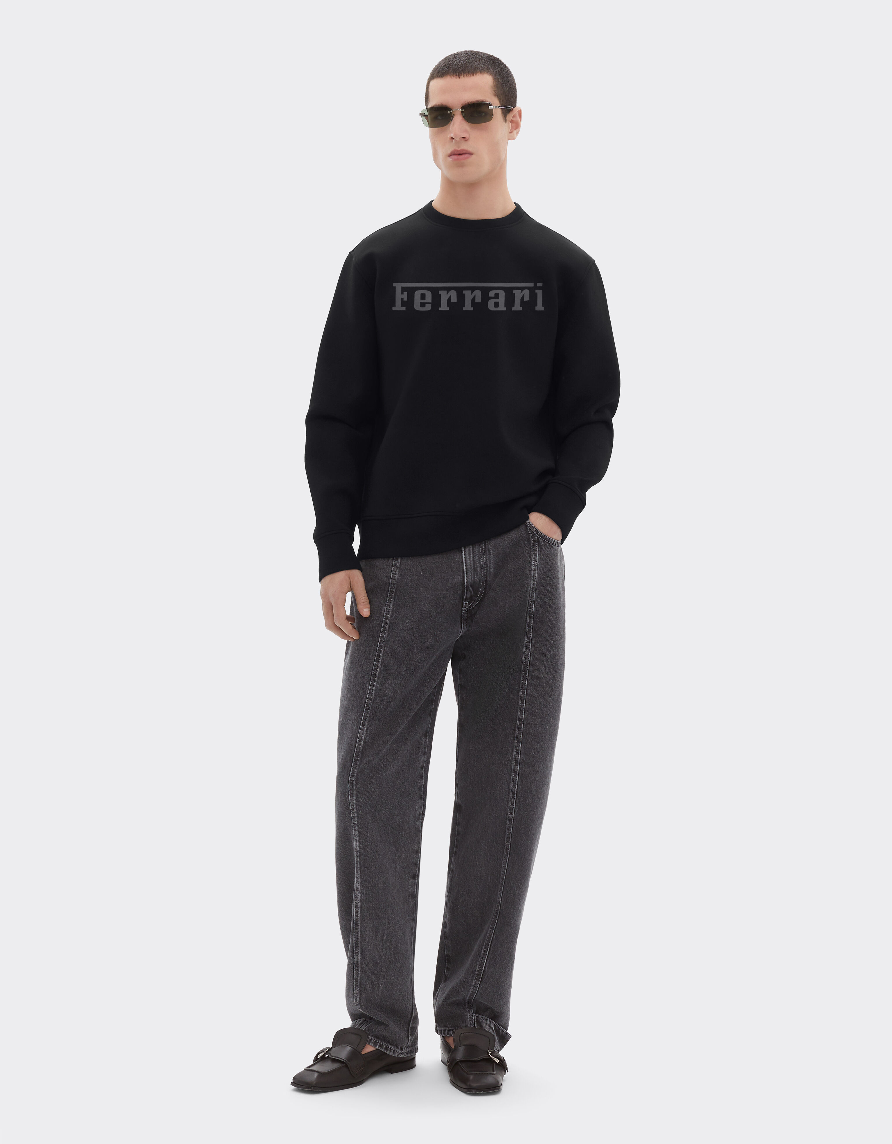 Ferrari Scuba sweatshirt with Ferrari logo Nero 51059f