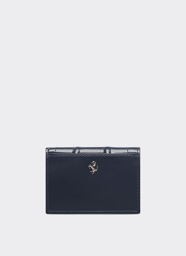 Ferrari 法拉利 GT 磨面皮革折叠卡夹 Navy 21422f