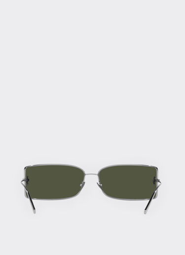 Ferrari Ferrari shield sunglasses with green lenses 深灰色 F0641f