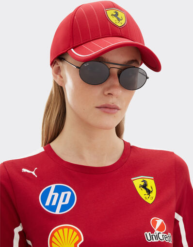 Ferrari 雷朋与法拉利车队合作款 RB3775M 深灰色镜片黑色金属太阳镜 黑色 LA0EEf