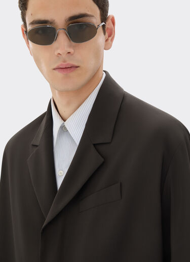 Ferrari Q-Cycle® 凉爽羊毛大衣 Dark brown 50034f