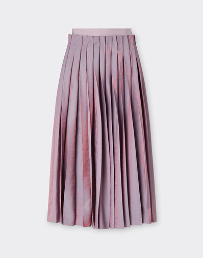 Ferrari 虹彩尼龙斜纹布长裙 紫藤色 22449f