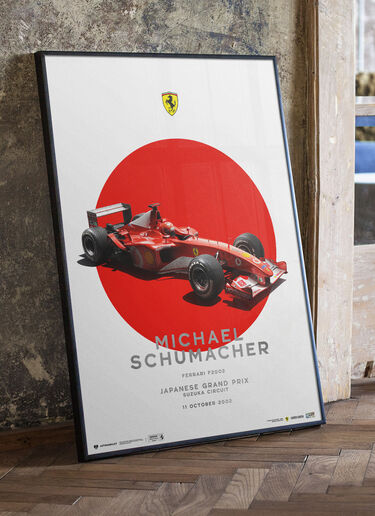 Ferrari Official Ferrari F2002 Michael Schumacher Suzuka GP poster Multicolore LE0P2793EXT0001f