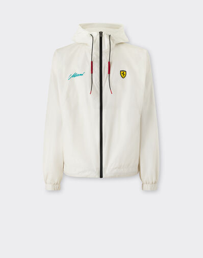 Ferrari Scuderia Ferrari Miami 2026 Windbreaker Avorio SWMOU0016WNY0004f