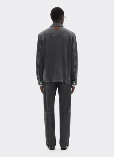 Ferrari Dark marbled denim trousers Granite Gray 49944f