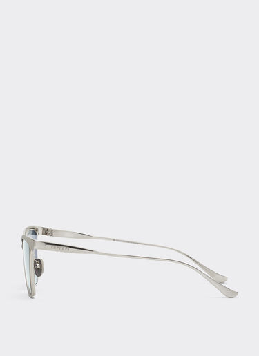 Ferrari Ferrari sunglasses in silvermetal with gray crystal gradient lenses Silver LA0L0f