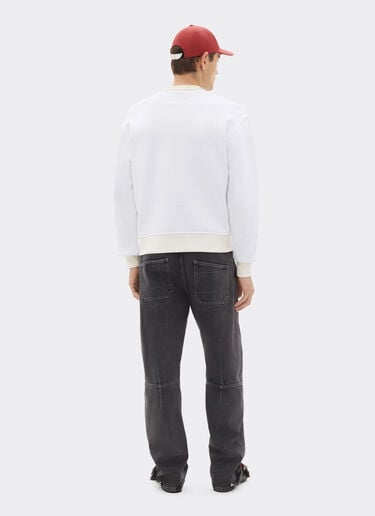 Ferrari 法拉利标志棉质运动衫 光学白 51022f