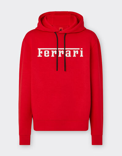 Ferrari 法拉利徽标 Scuba 潜水面料卫衣 赛车红 47819f
