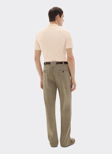 Ferrari 法拉利徽标棉质珠地 Polo 衫 Powder Pink 50103f