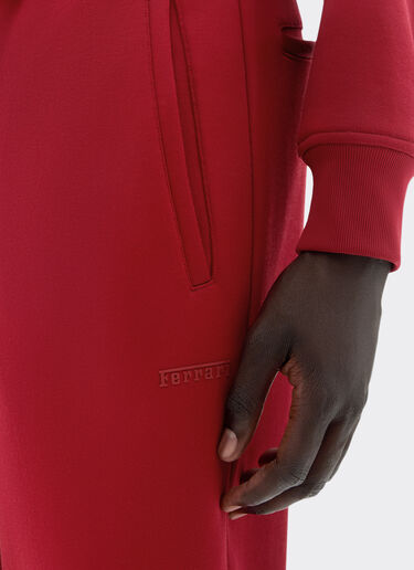Ferrari Technical jersey fleece pants Maison Red 50811f