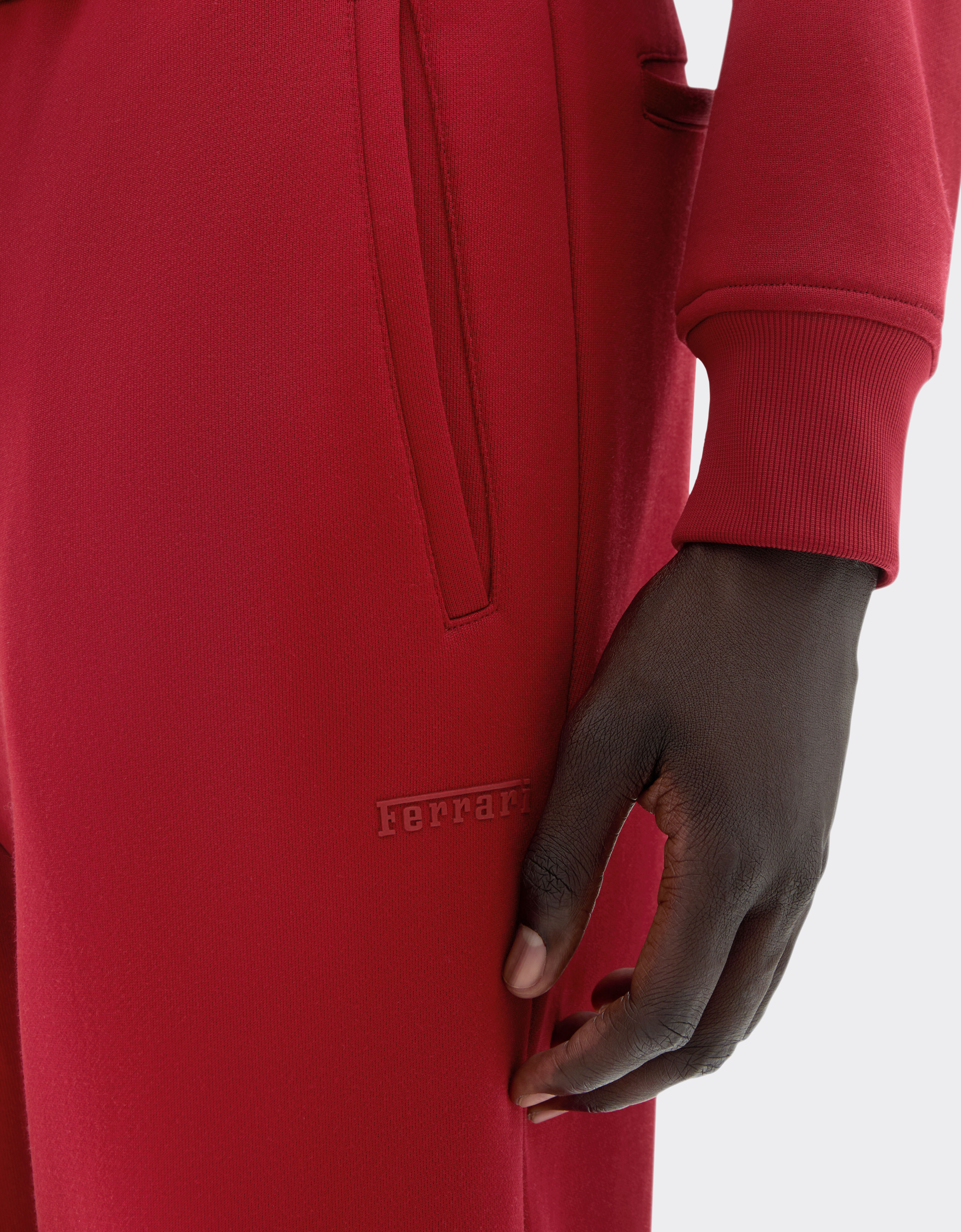 Ferrari Technical jersey fleece pants Maison Red 50811f