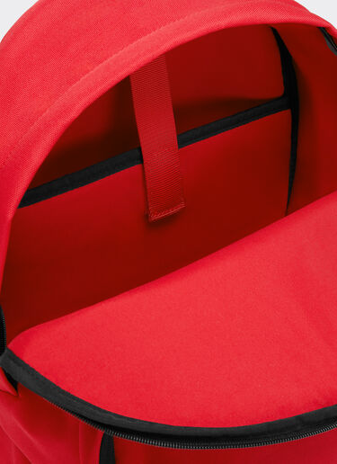  Technical fabric backpack with Ferrari Scudetto Rosso SBNBP0002HMM0017f