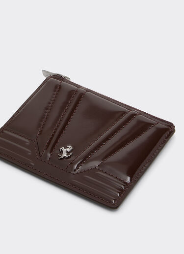 Ferrari GT glossy leather six-compartment card holder Ferrari Ferrari GT glossy leather six-compartment card holder Espresso 49215f