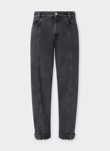 Ferrari Dark marbled denim trousers Granite Gray 49944f