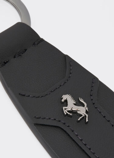 Ferrari Second Life Leather Keychain Black 21437f