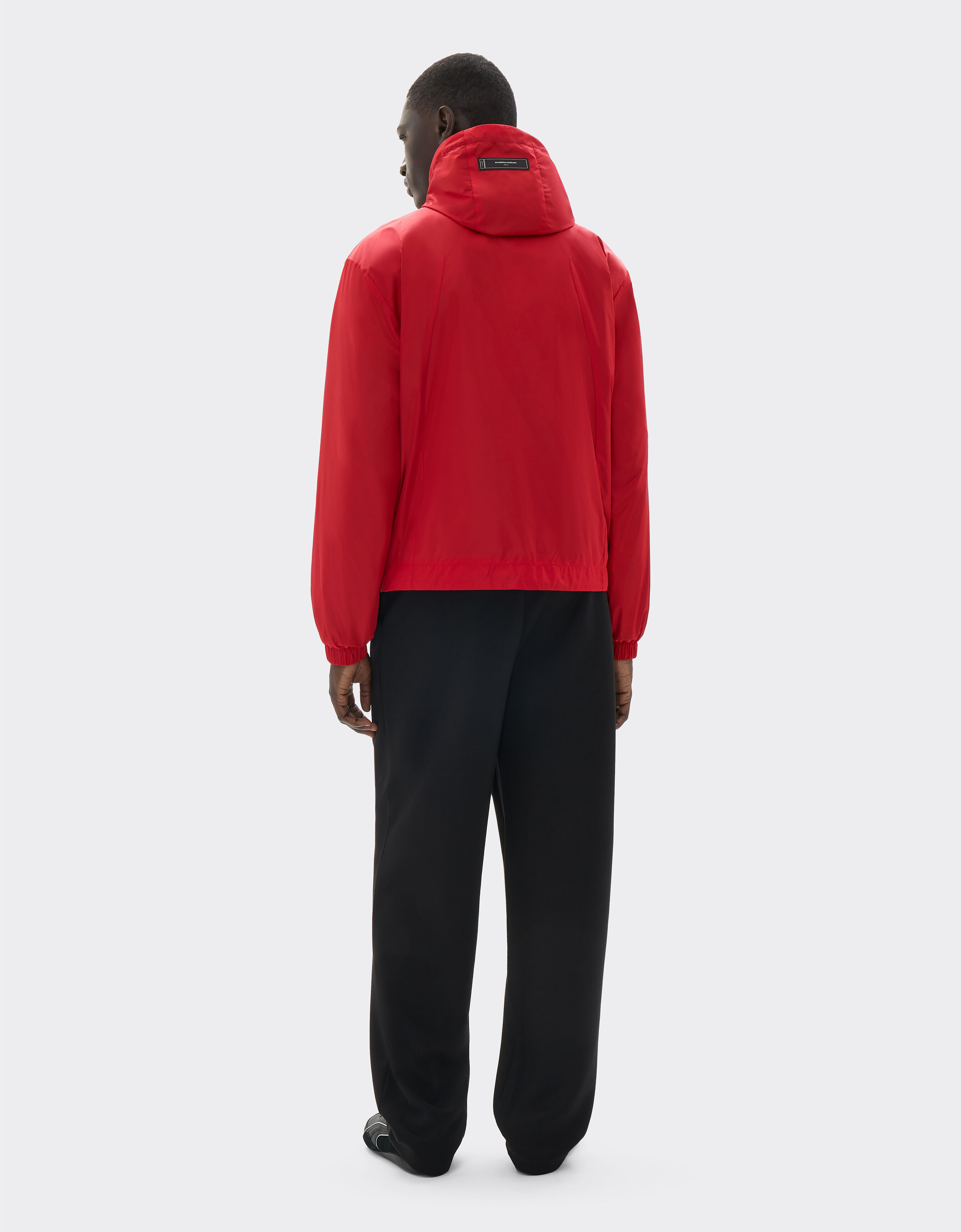  Nylon windbreaker with Ferrari Scudetto Rosso SWMOU0004WNY0003f
