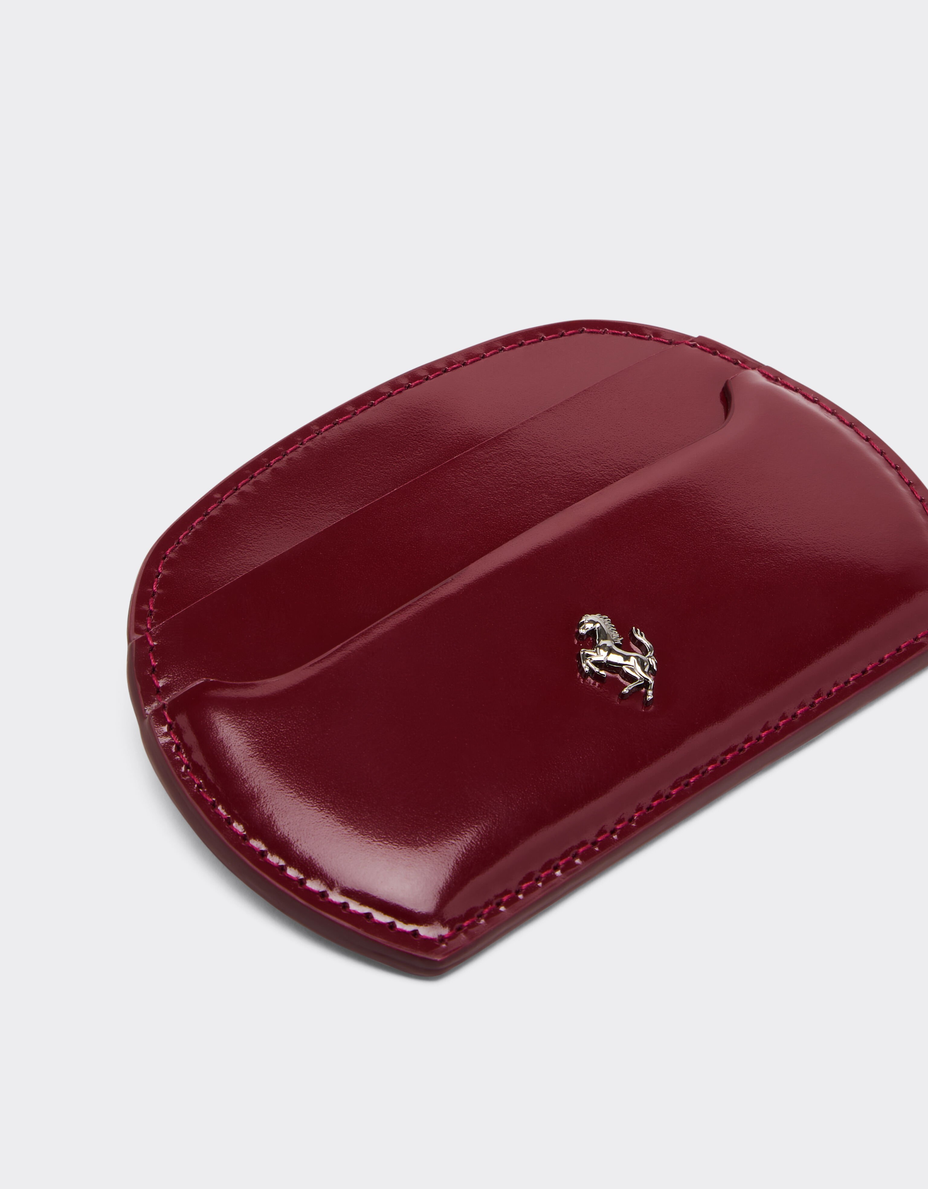 Ferrari Ferrari Dino glossy leather card holder Cherry 49216f