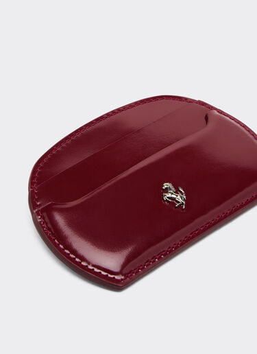 Ferrari Dino glossy leather card holder Ferrari Ferrari Dino glossy leather card holder Cherry 49216f