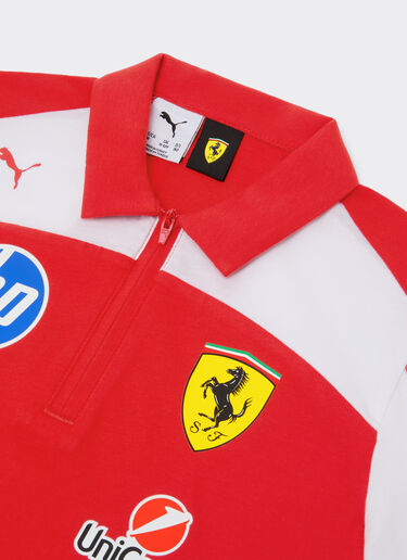 Replica 2026 Puma for Scuderia Ferrari HP children's polo shirt Ferrari Replica 2026 Puma for Scuderia Ferrari HP children's polo shirt Red LA0H5fK