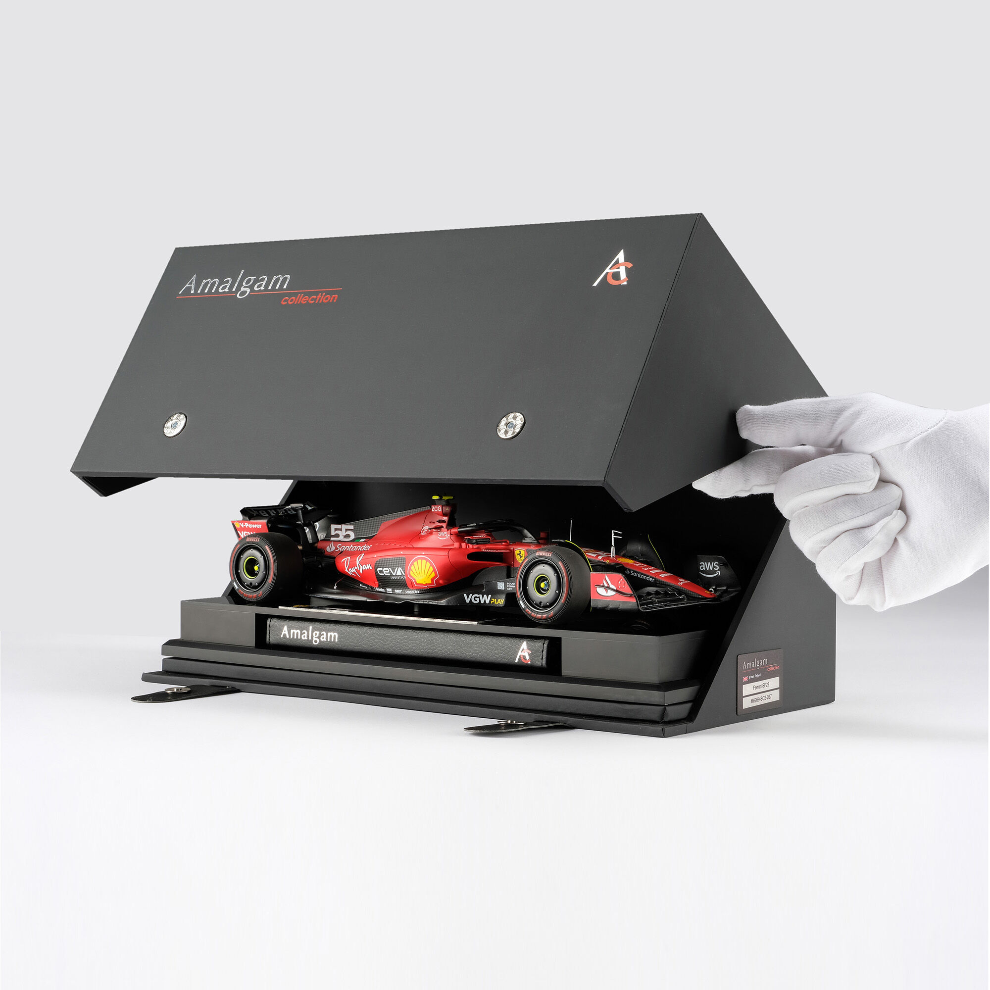 Ferrari 法拉利SF-23 - #55 Sainz 1:18模型车 红色 F1073f