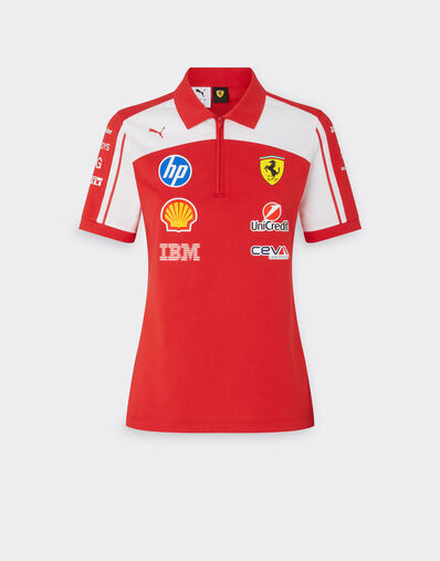 2026 Puma for Scuderia Ferrari HP Replica Polo Shirt Ferrari 2026 Puma for Scuderia Ferrari HP Replica Polo Shirt Red LA0HFf