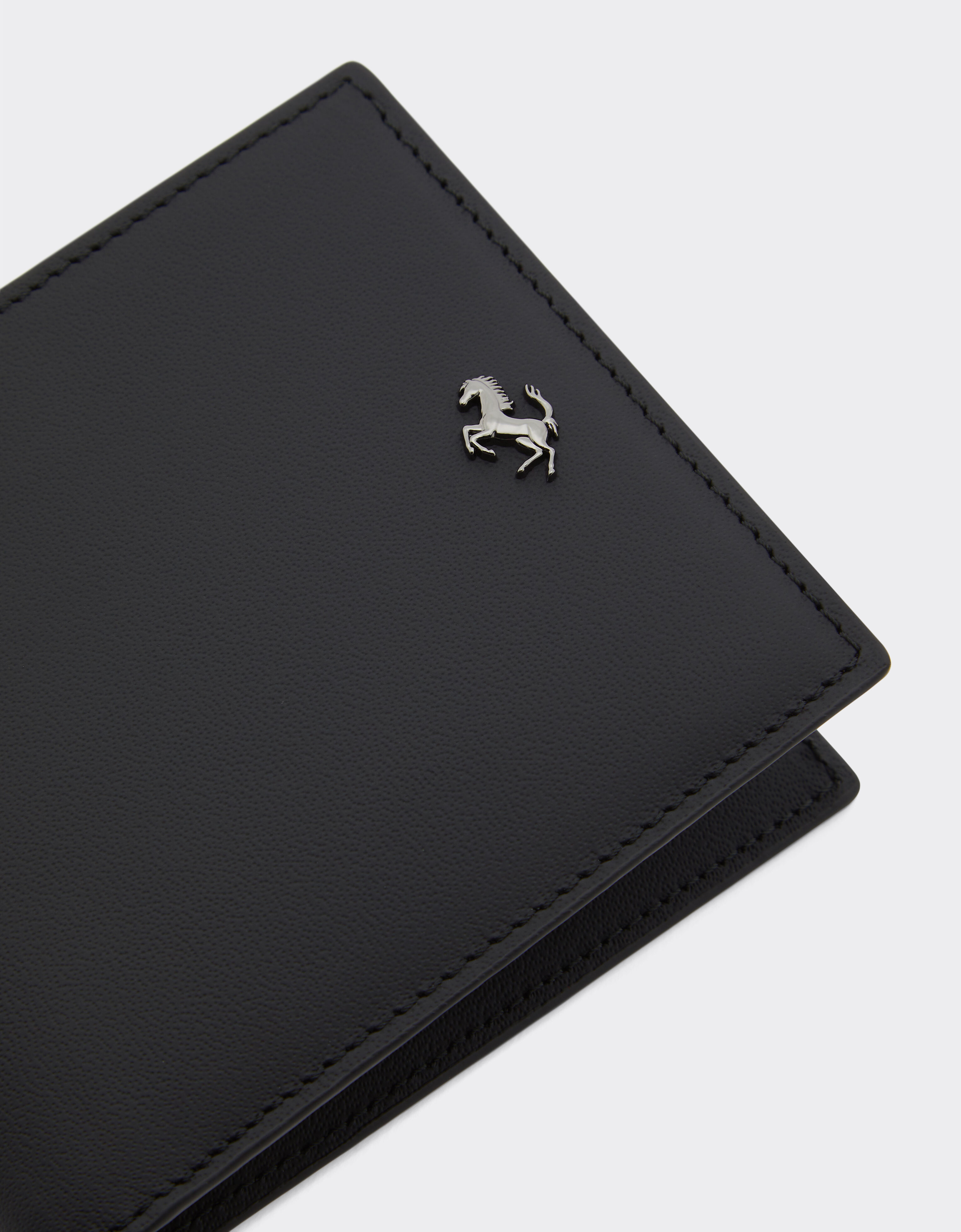 Second Life leather horizontal wallet Ferrari Second Life leather horizontal wallet Black 21434f