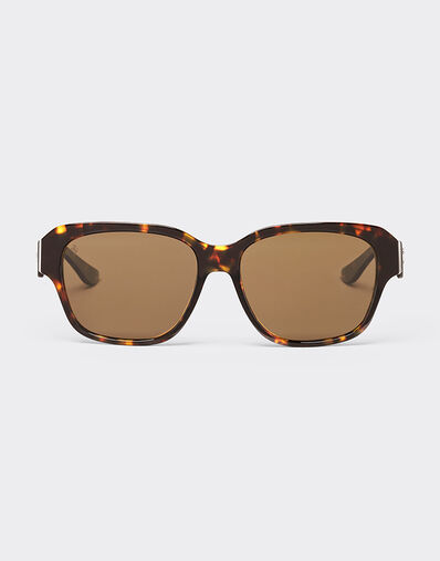 Ferrari 法拉利棕色偏光镜片玳瑁黄色醋酸纤维太阳镜 黄色 LA02Vf