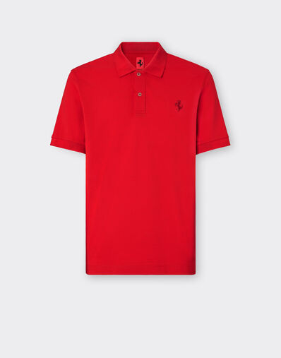 Ferrari 跃马有机棉质珠地 Polo 衫 米色 22412f