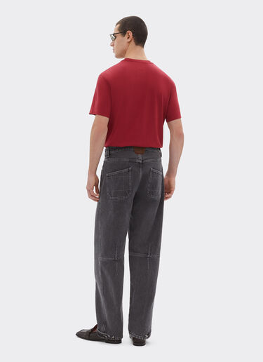 Ferrari 刺绣棉质 T 恤 Maison Red 50836f