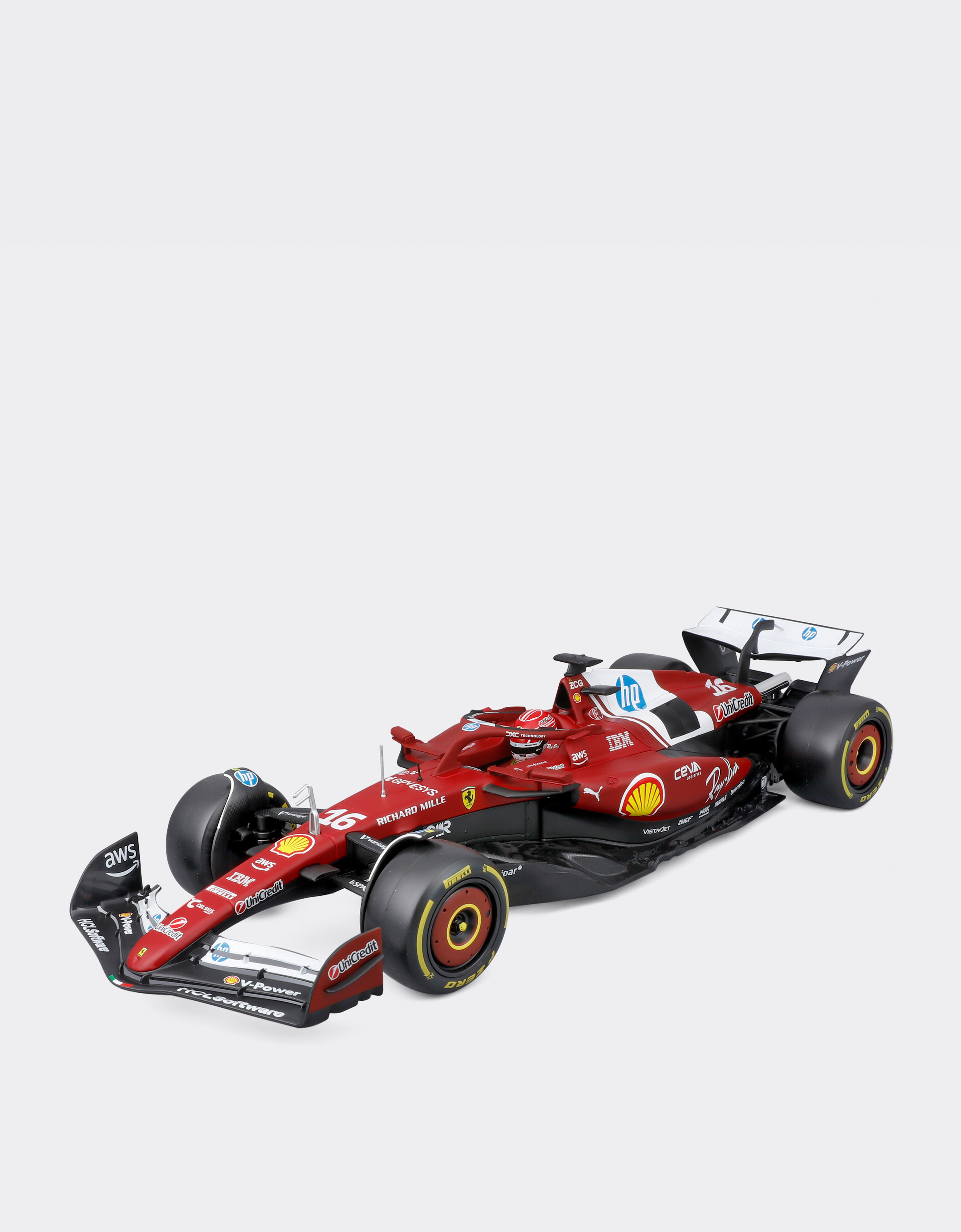 Ferrari SF-25 Leclerc Model Car, 1:18 Scale Ferrari Ferrari SF-25 Leclerc Model Car, 1:18 Scale Rosso LO0R1335EXT0001f