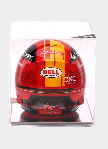 Ferrari 1:2 比例的 Carlos Sainz 迷你头盔 - 巴塞罗那特别版 红色 F0902f