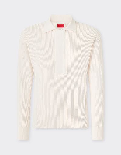 Ferrari Q-Cycle® 长袖 Polo 衫 石膏 22534f