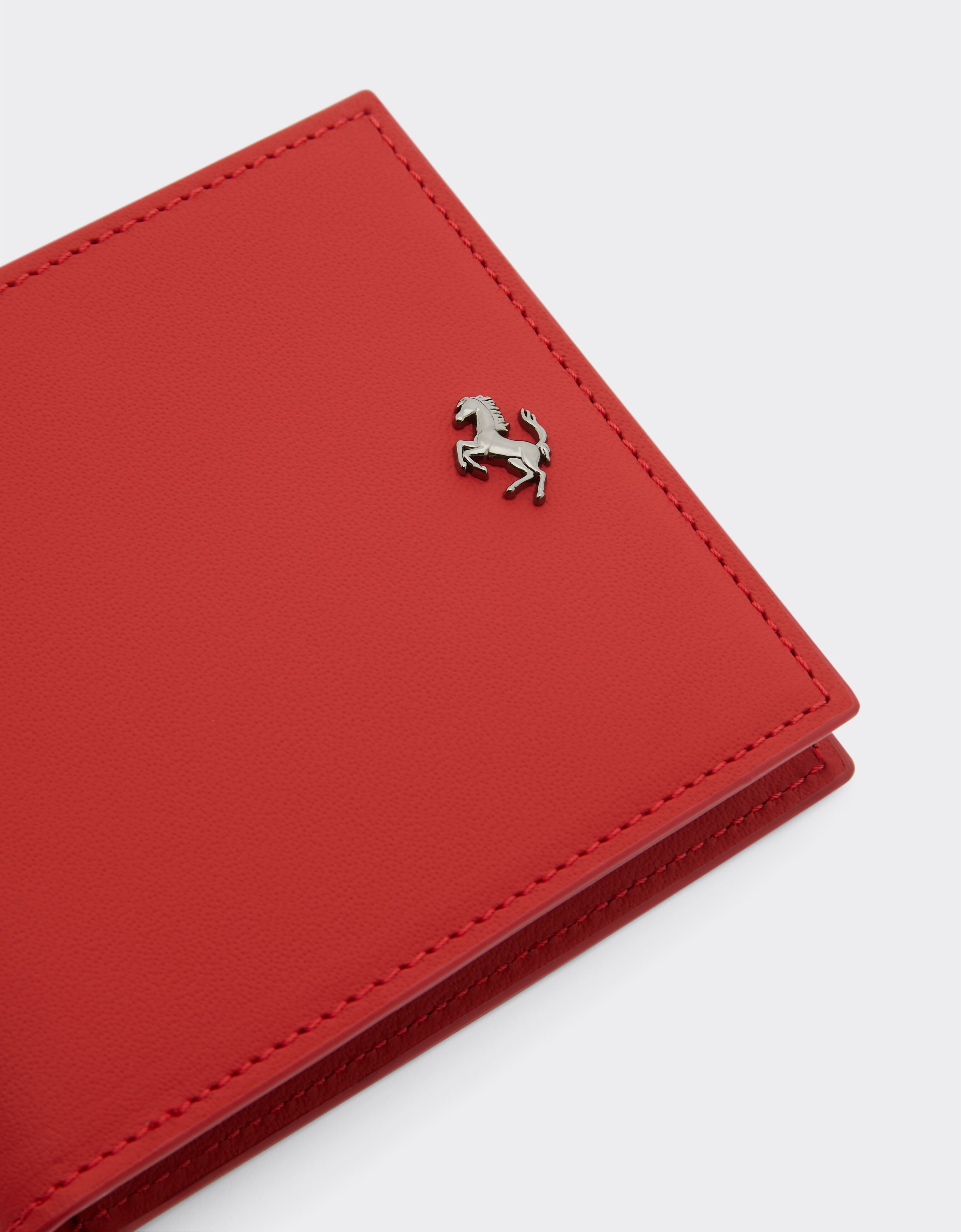 Second Life leather horizontal wallet Ferrari Second Life leather horizontal wallet Rosso Dino 21434f