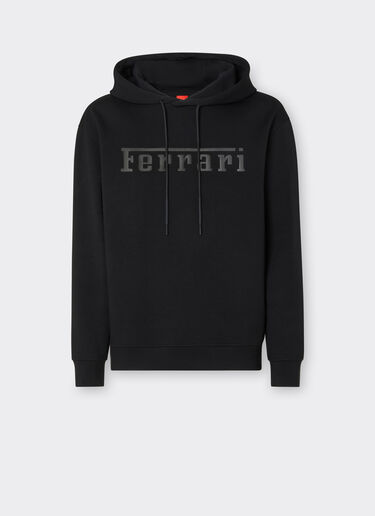 印有法拉利徽标的水蓝色运动衫 Ferrari 印有法拉利徽标的水蓝色运动衫 黑色 47819f