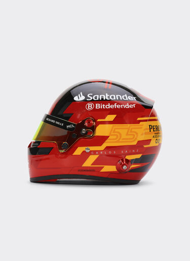 Ferrari 2024 Carlos Sainz mini helmet in 1:2 scale 红色 F1345f