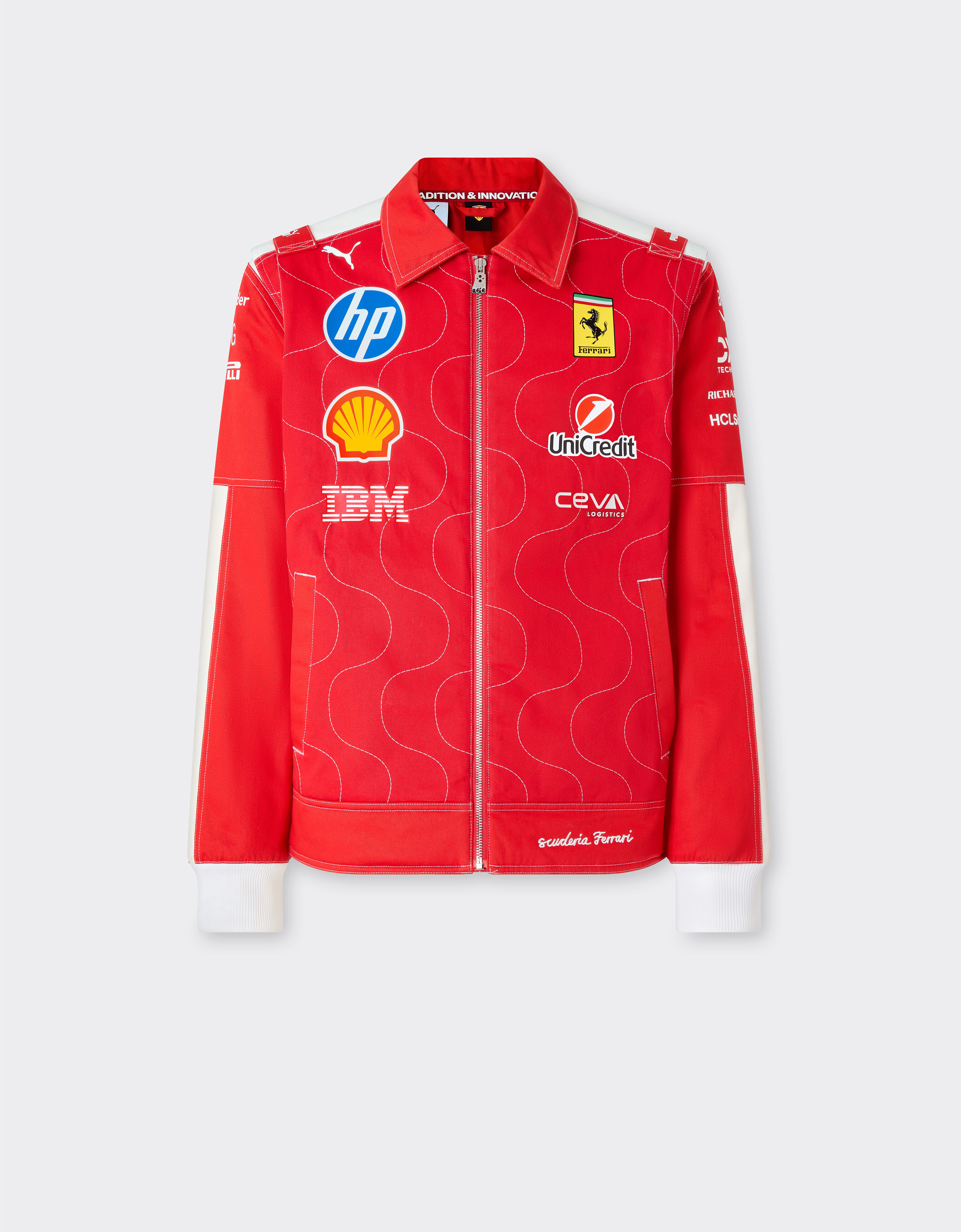 Ferrari Puma为法拉利HP车队2025年蒙扎大奖赛推出限量版复制夹克 Racing red LA0BXf
