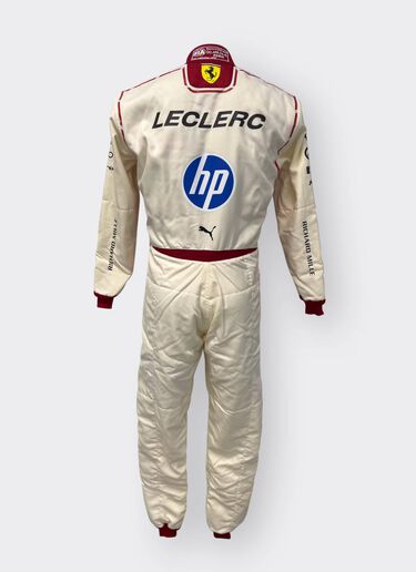 Ferrari Combinaison de course Replica Leclerc pour le GP de Monaco 2026 Bianco LW0JU1082EXT0001f