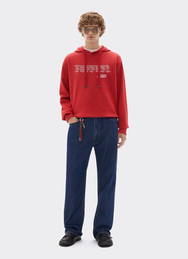 Sweat-shirt Ferrari en coton pour le GP de Monaco 2026 Ferrari Sweat-shirt Ferrari en coton pour le GP de Monaco 2026 Rosso Magma CJMSW0051JCO0057f
