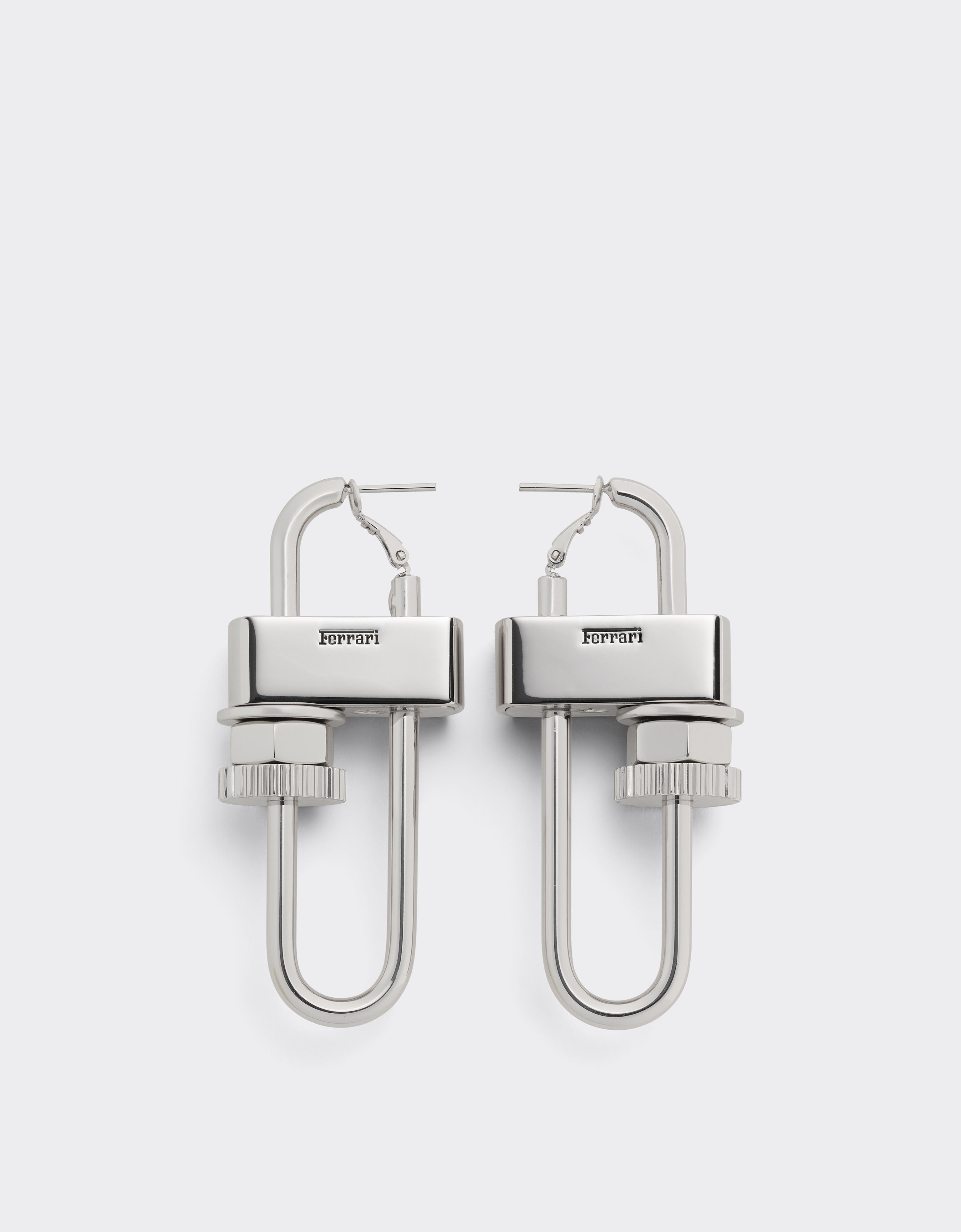 Ferrari 金属耳环 Cromo Lucido 51179f