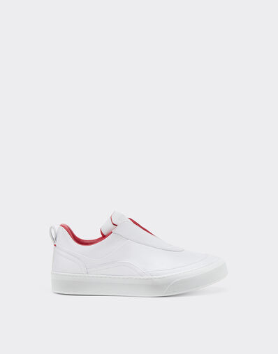Ferrari Nappa leather slip-on sneaker Optical White 22744f