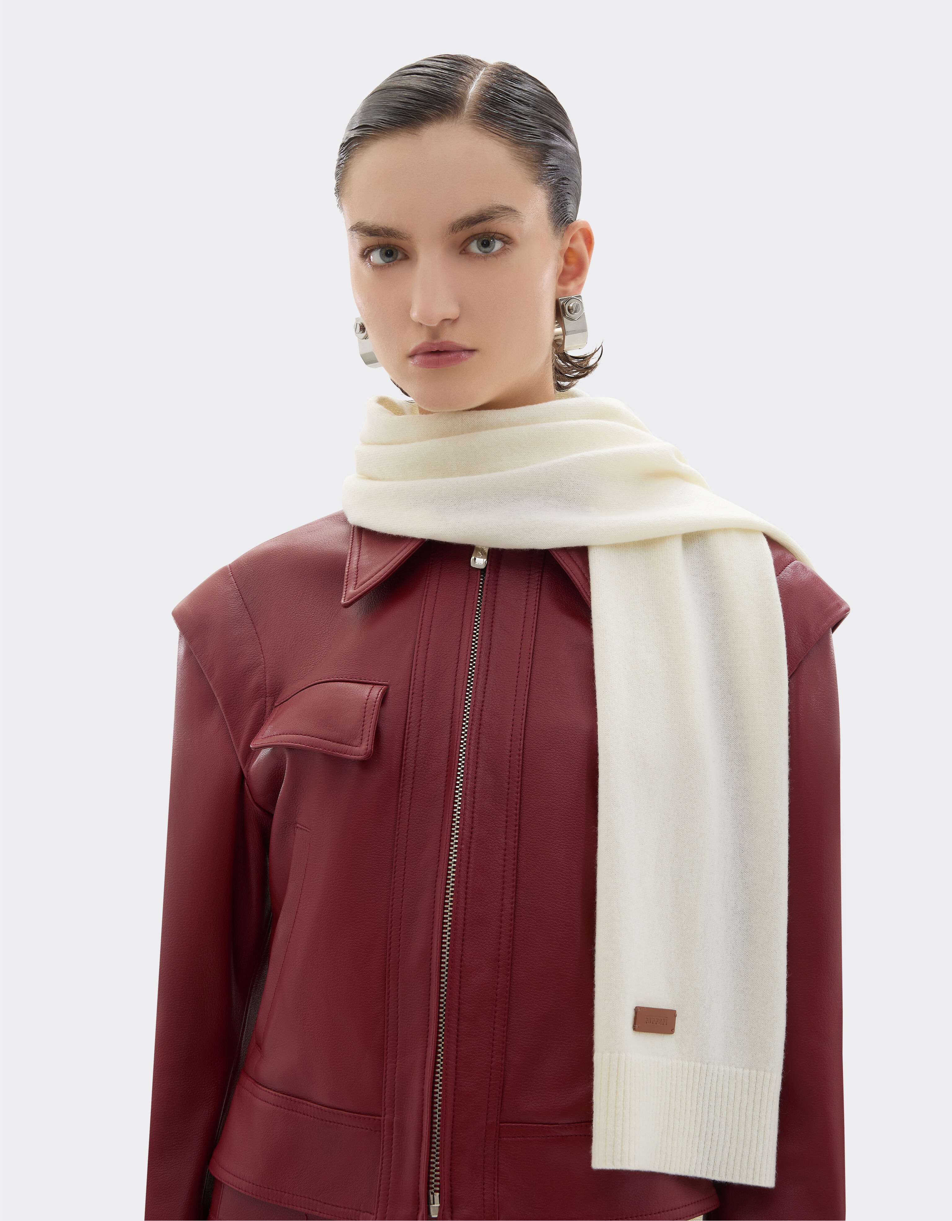 Ferrari Cashmere scarf Oat 21732f