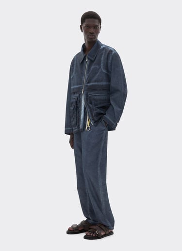 Ferrari 尼龙华达呢卡其裤 Ultramarine 50062f