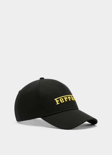 Ferrari 涂层徽标棒球帽 黑色 20403f