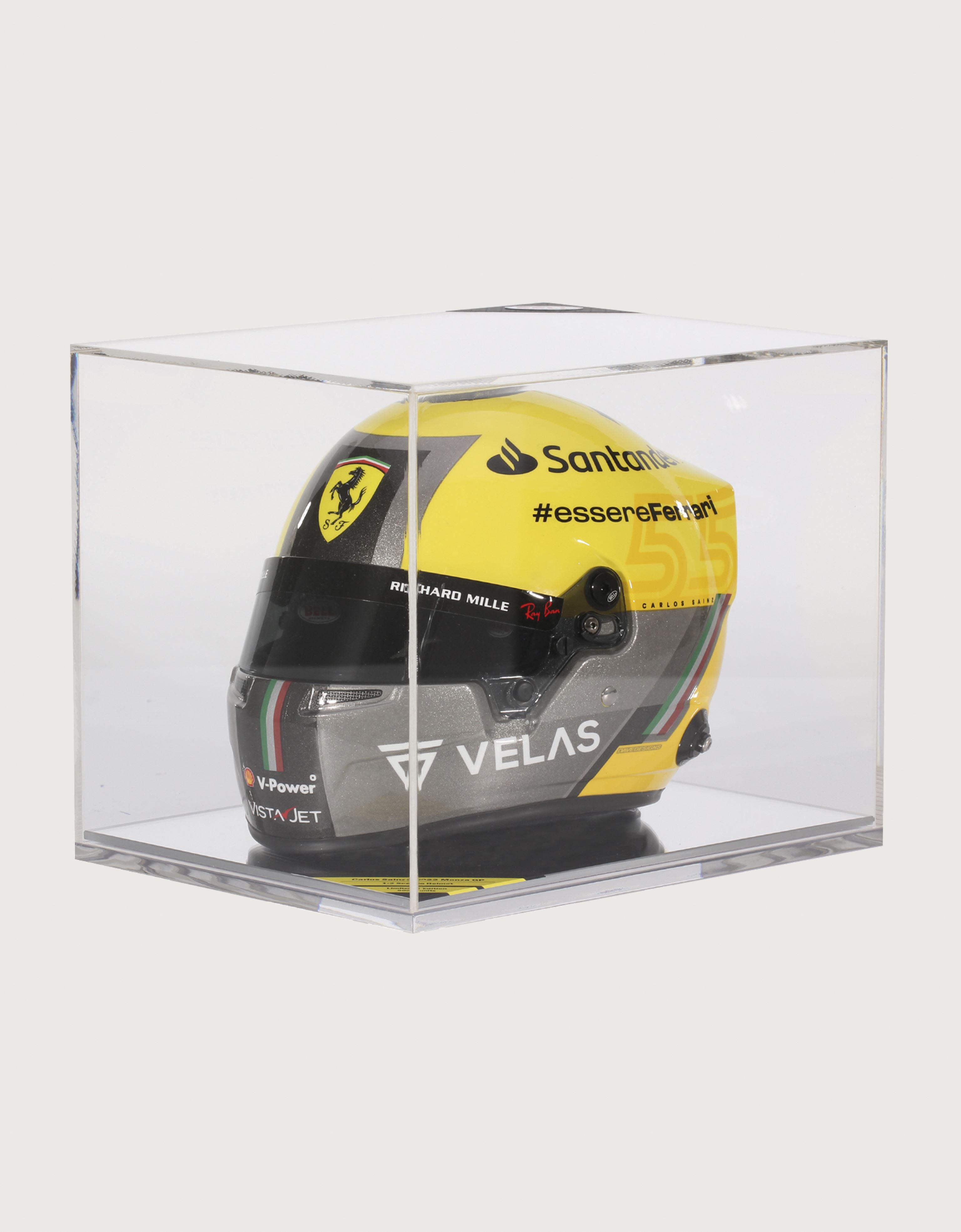 Ferrari Carlos Sainz Giallo Modena 特别版1：2迷你头盔 黄色 F0651f