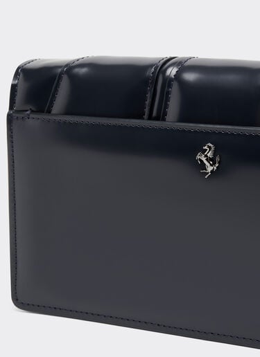 Ferrari 法拉利 GT 亮面皮革钱包 海军蓝 51202f