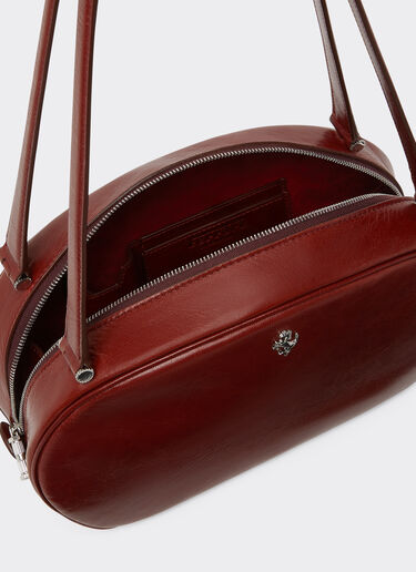 La Ferrari Dino Tote Soft 亮面皮革托特包 Ferrari La Ferrari Dino Tote Soft 亮面皮革托特包 Fired Brick 51325f